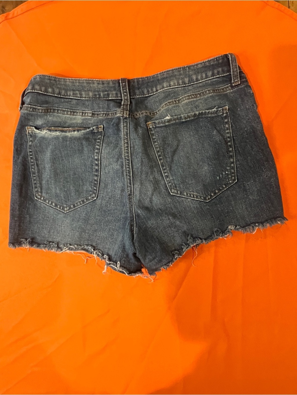 SO Faded Blue Distressed Denim Cutoff Shorts - Picture 8 of 13